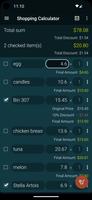 Shopping Calculator ภาพหน้าจอ 2