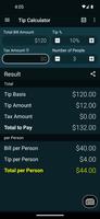 Tip Calculator capture d'écran 1