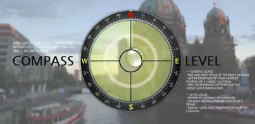 Kompass Wasserwaage & GPS