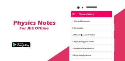 Physics Notes Affiche