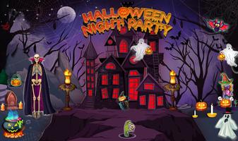 怖いハロウィーンの夜のパーティー スクリーンショット 2