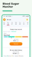 Blood Sugar & Diabetes Tracker تصوير الشاشة 1