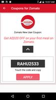 Food Coupons for Zomato تصوير الشاشة 2