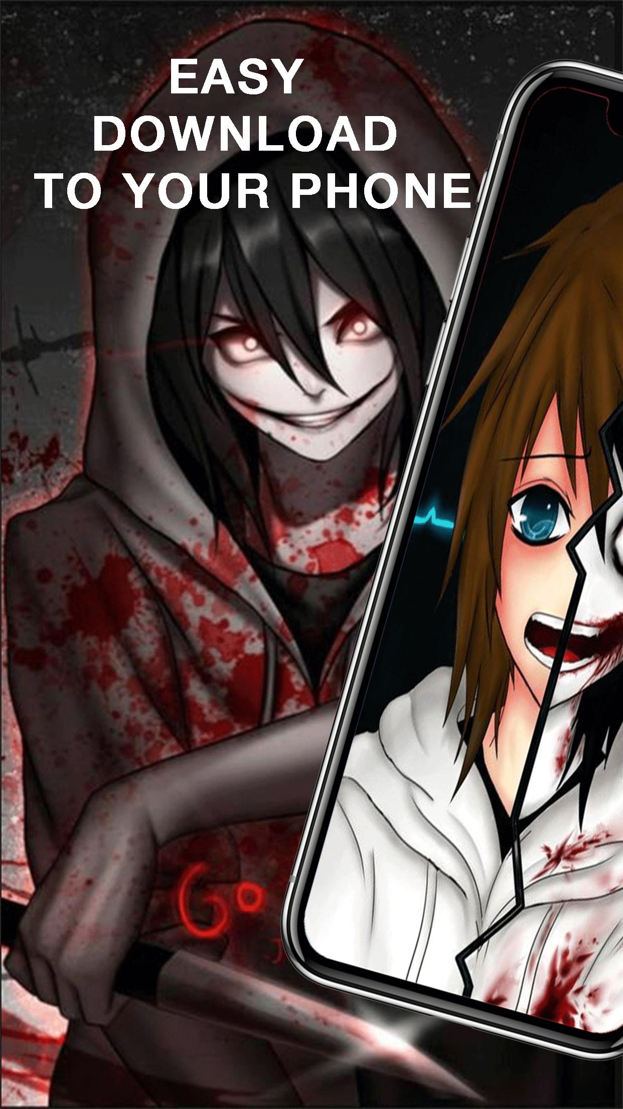 Jeff Wallpapers Creepypasta The Killer Anime For Android Apk Download - anime killer roblox girl