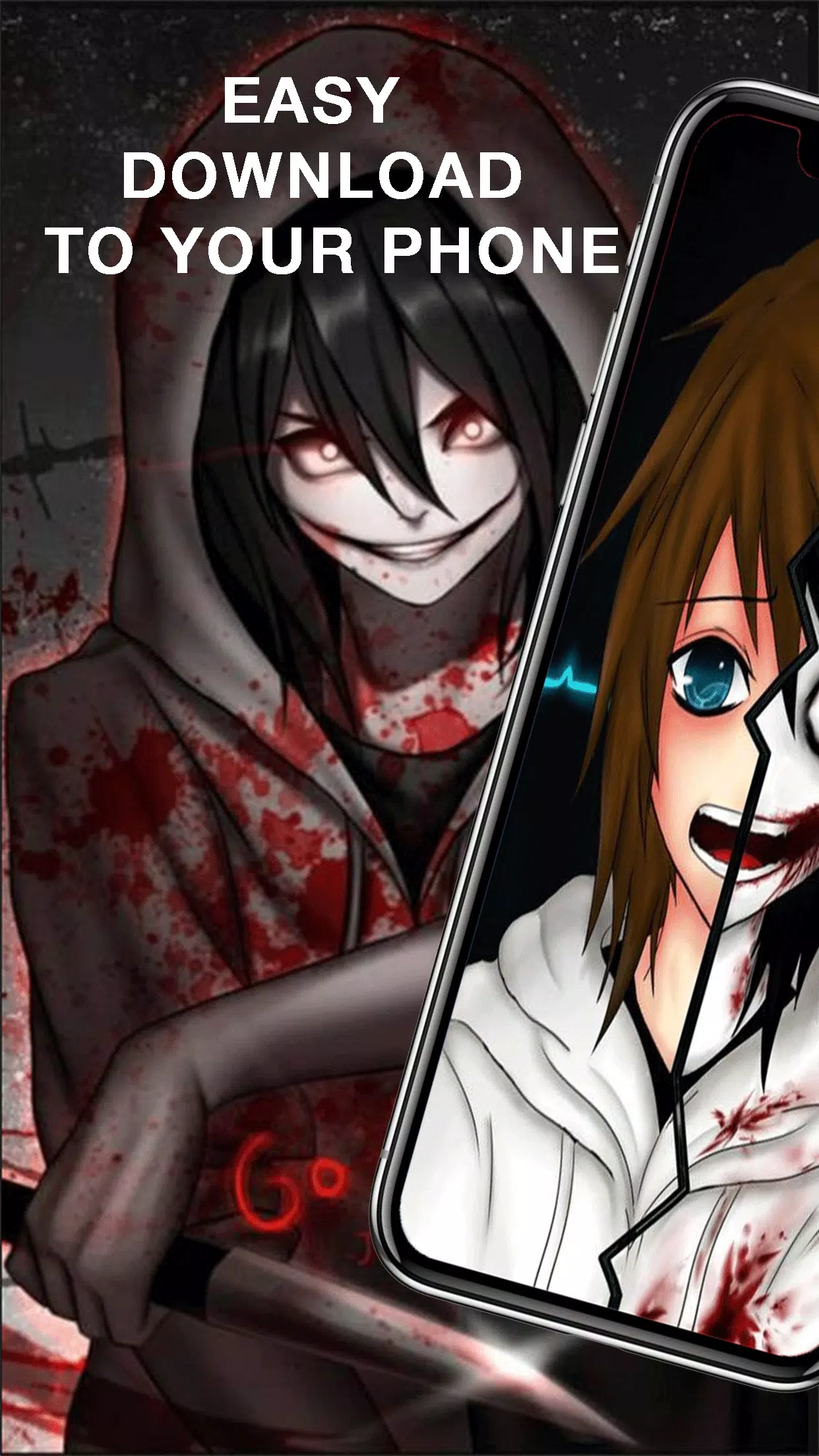 Jeff Wallpapers Creepypasta The Killer anime APK for Android Download