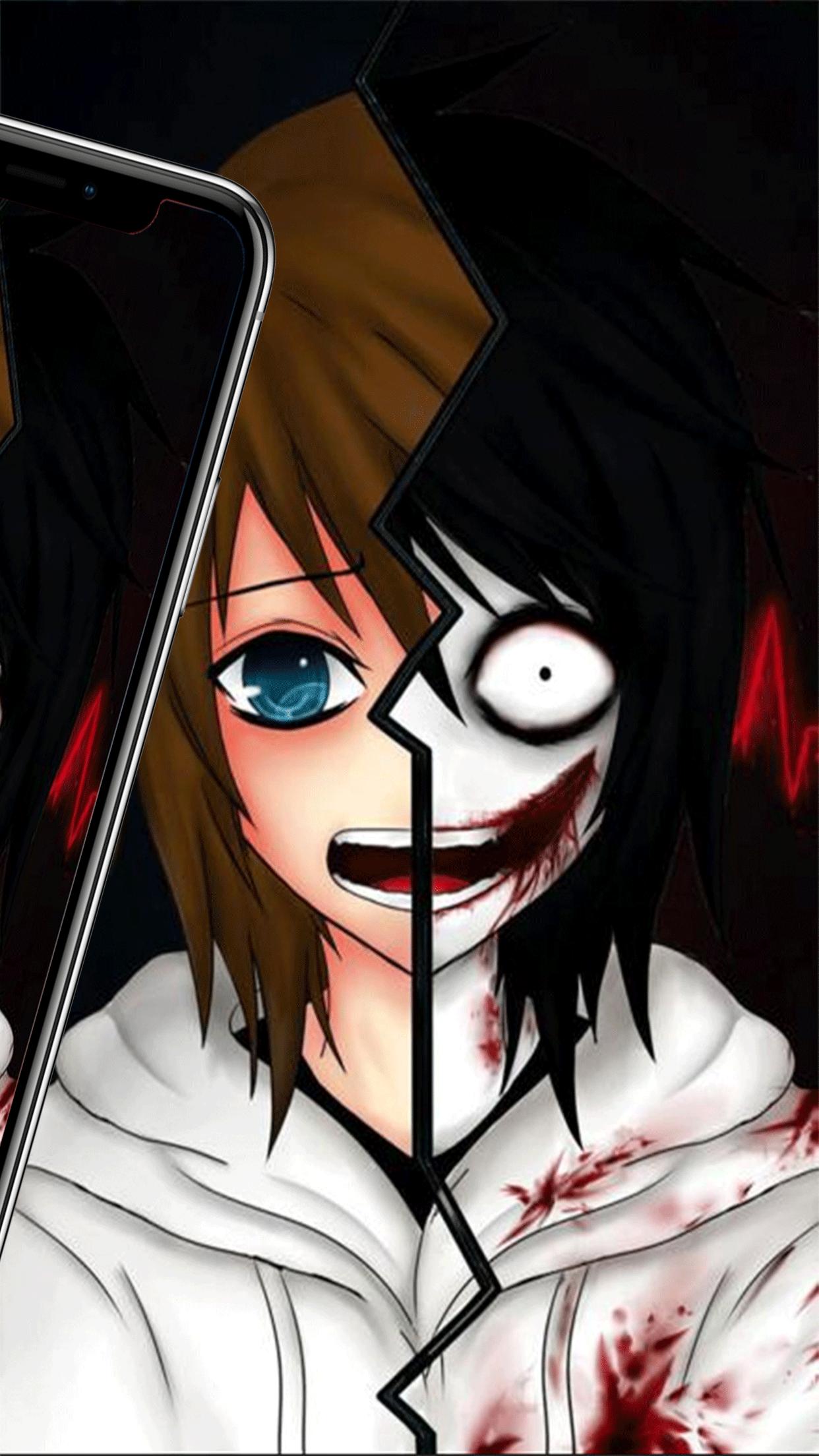 Описание для Jeff Wallpapers Creepypasta The Killer anime.