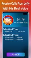 Call Jeffy Real Voice -Simulat capture d'écran 3