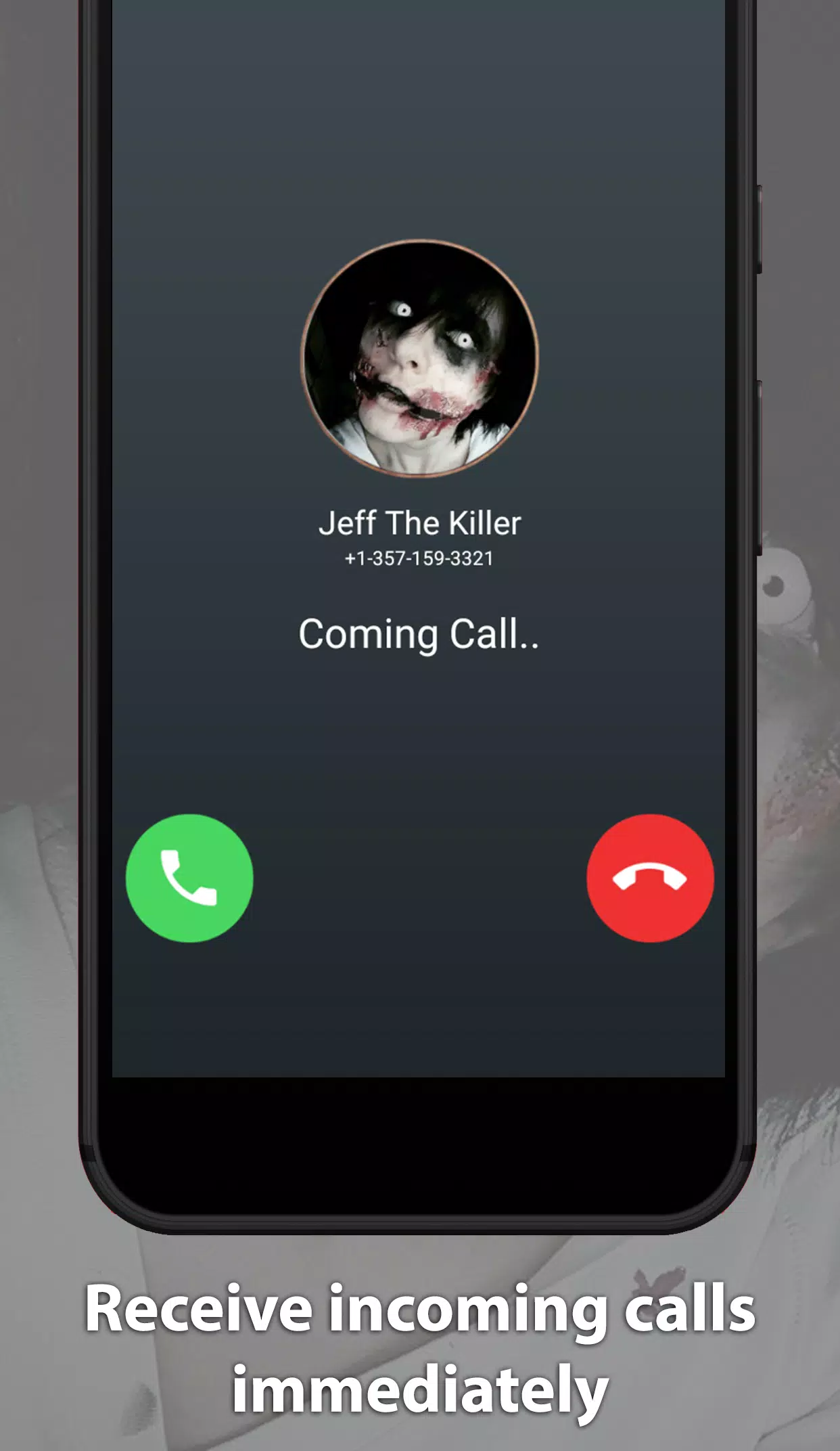 Jeff The Killer Call - Call from Jeff the killer::Appstore for  Android