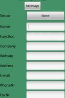 Business card manager screenshot 1