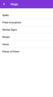 Witcher Database اسکرین شاٹ 2