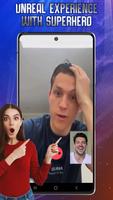 Superheroes Video Call Prank syot layar 1