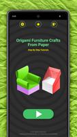 Perabot origami dari kertas syot layar 1