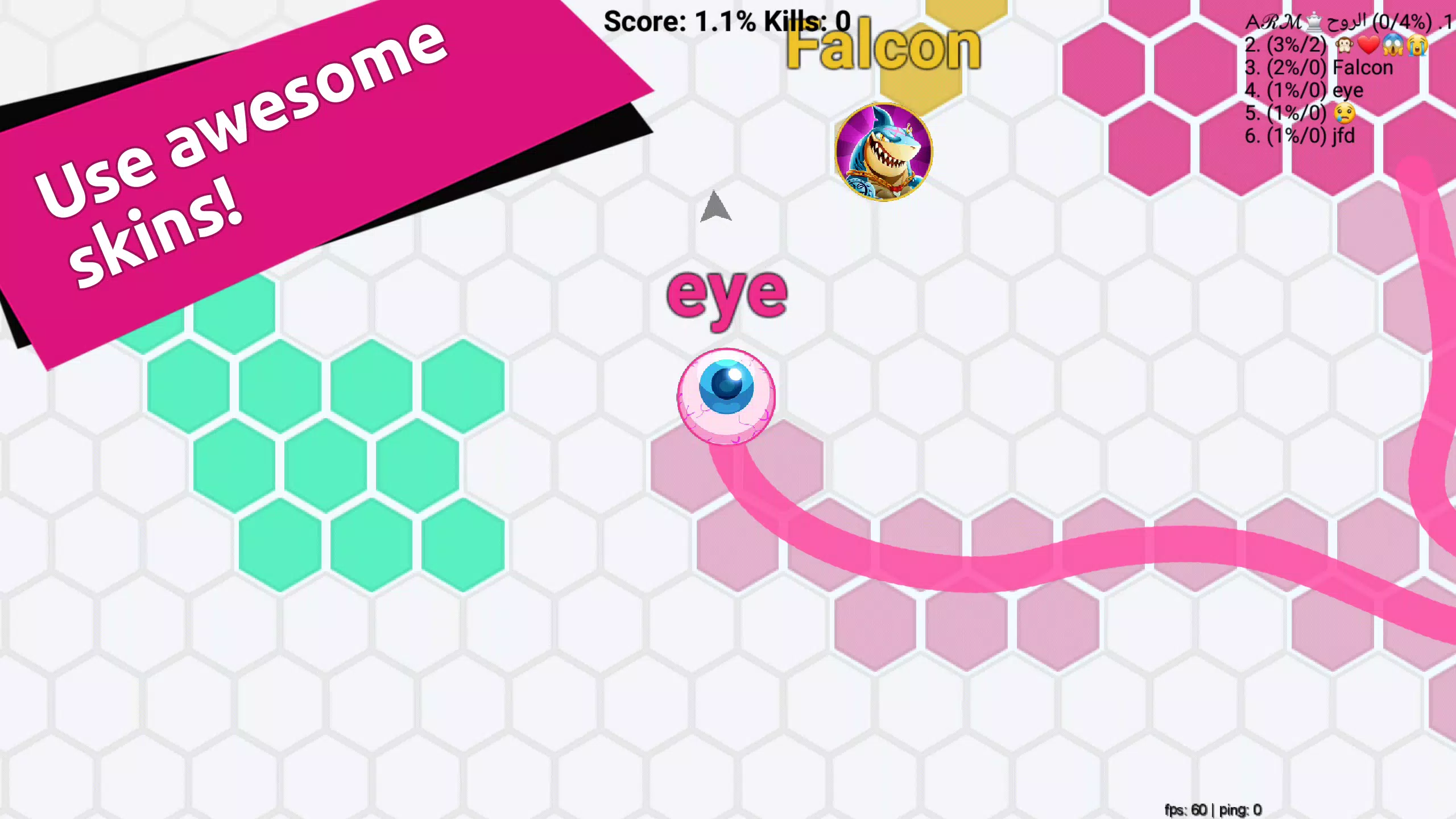 hexar.io - io games play online