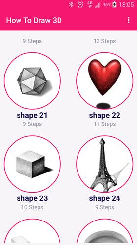 How To Draw 3d Easy Step By Step For Android Apk Download