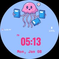 Jellyfish Watch Face 截图 2