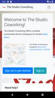 The Studio Coworking الملصق