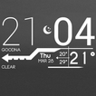 ”Lines Clock Free - UCCW Skin