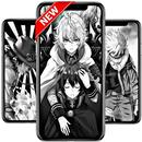 anime wallpaper black and white APK