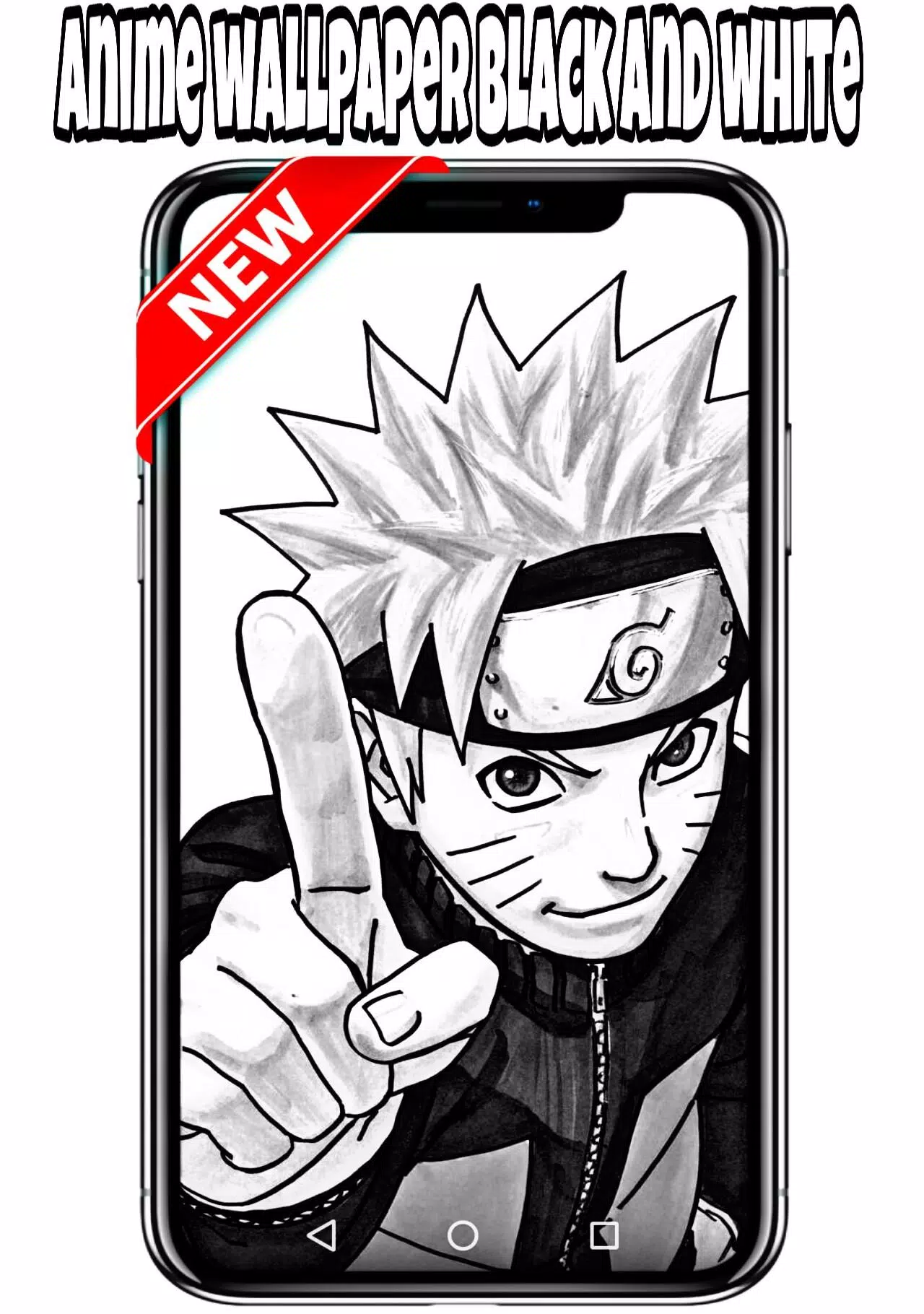 Android 用の アニメ壁紙白黒 Apk をダウンロード
