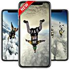 skydiving wallpaper أيقونة