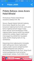 Panduan Pidato Bahasa JAWA اسکرین شاٹ 3