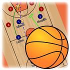 Basketball Tactique Bord icône