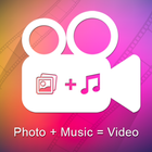 Photo + Music = Video Zeichen