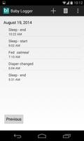 Baby Logger screenshot 1