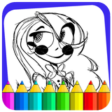 hazbin hotel coloring book 아이콘