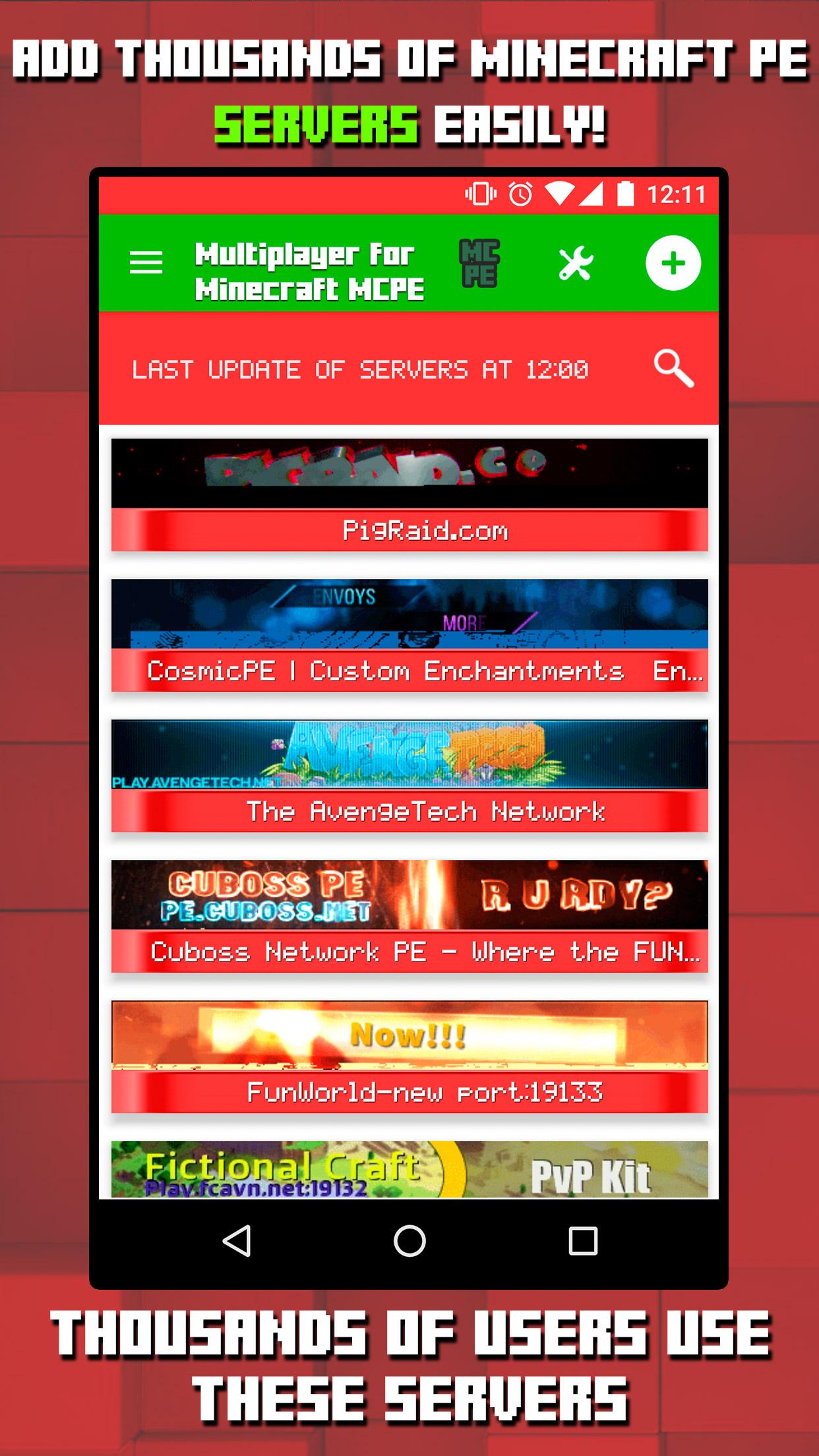 Multiplayer Servers For Minecraft Free Apk 2 12 Download For Android Download Multiplayer Servers For Minecraft Free Apk Latest Version Apkfab Com