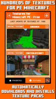 Textures pour Minecraft PE Affiche