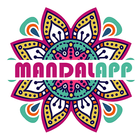 Coloring Book Game Mandalapp أيقونة