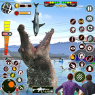 Hungry Animal Crocodile Games-icoon