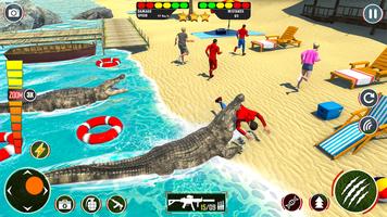 Hungry Animal Crocodile Games 스크린샷 3