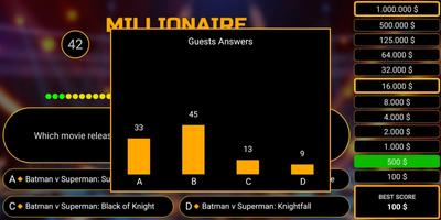 Millionaire free game 2019 quiz millionaire trivia اسکرین شاٹ 1