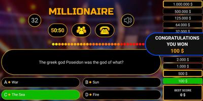 Millionaire free game 2019 quiz millionaire trivia imagem de tela 2