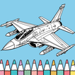 Fighter Jet Coloring Book иконка