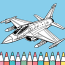 Fighter Jet Coloring Book APK