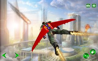 Flying Jetpack Army Hero: Gangster Crime Simulator capture d'écran 2