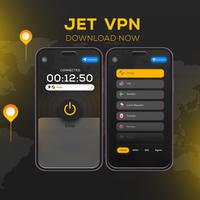 برنامه‌نما Jet VPN - Fast & Proxy عکس از صفحه