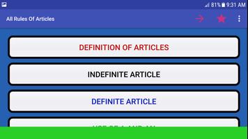 The rules of Article - Articles শেখার Rules সমূহ скриншот 2