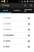Shopping list Screenshot 2
