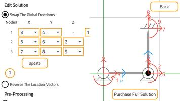 Stiffness Method Solver capture d'écran 2