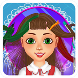 Hair salon game icon