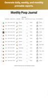 Poop Diary Tracker 포스터