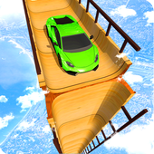 Sky Ramp Car Mega Stunts Big Jump ไอคอน