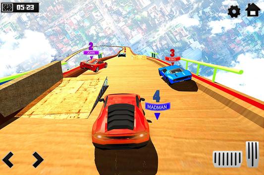 Sky Ramp Car Mega Stunts Big Jump скриншот 9