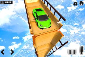 Sky Ramp Car Mega Stunts Big Jump Affiche