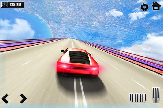 Sky Ramp Car Mega Stunts Big Jump screenshot 11