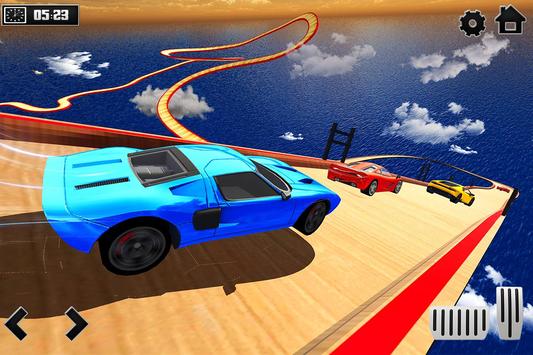 Sky Ramp Car Mega Stunts Big Jump スクリーンショット 2